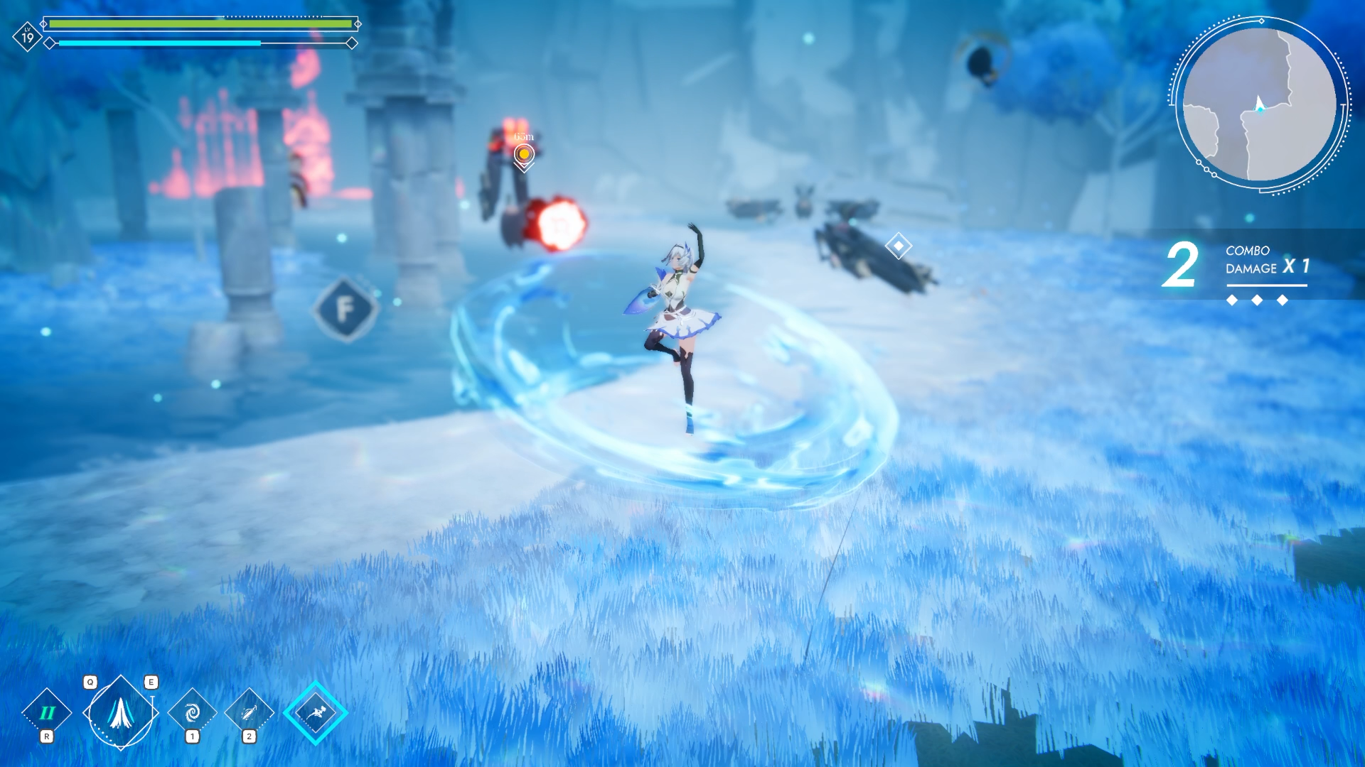 Snowfield combat